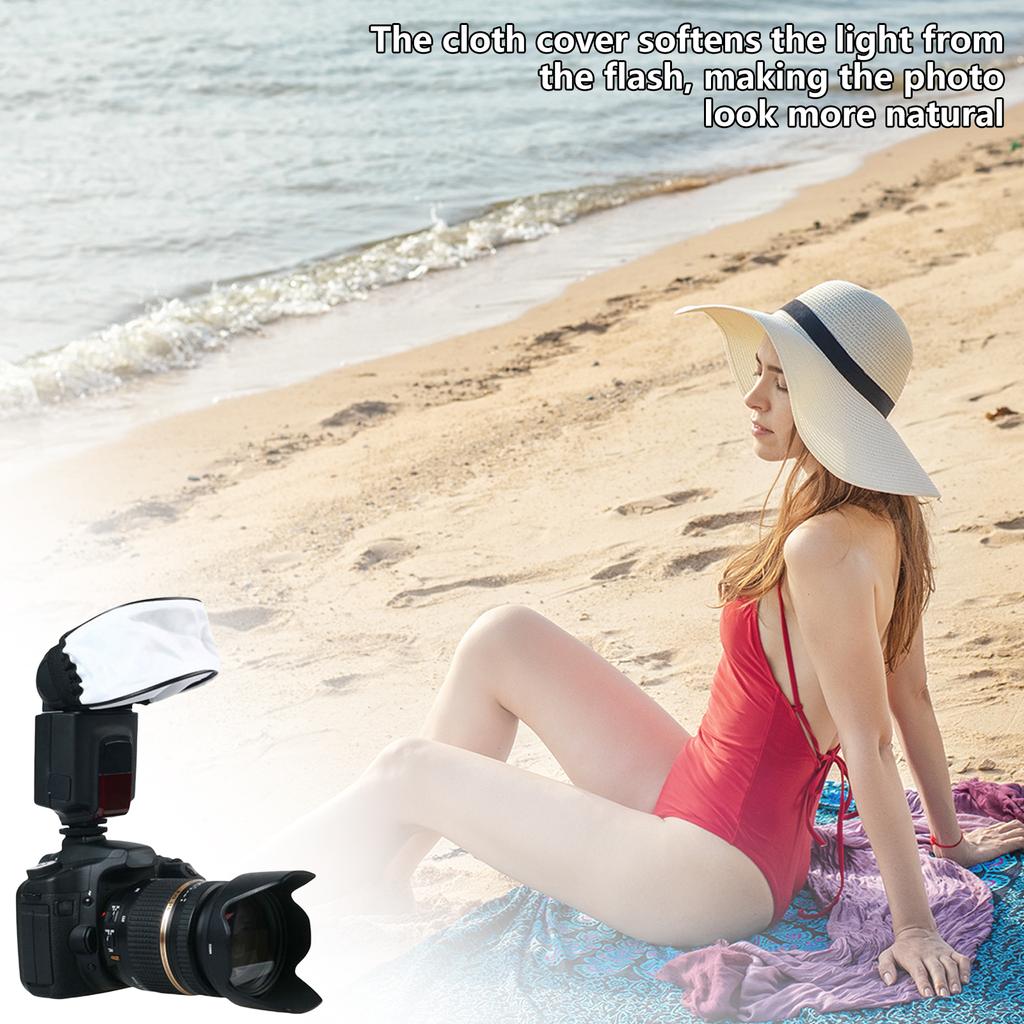 Flash Light Softbox,Portable Speedlite Softbox Diffuser for Camera Flash Light Speed Lights
