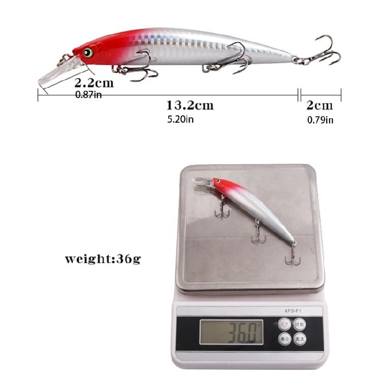 5 Stück Minnow-Köder zum Angeln Schwimmende Hartköder Künstliche Köder Wobbler Crankbait Swimbait Angelzubehör Köder Langlebig