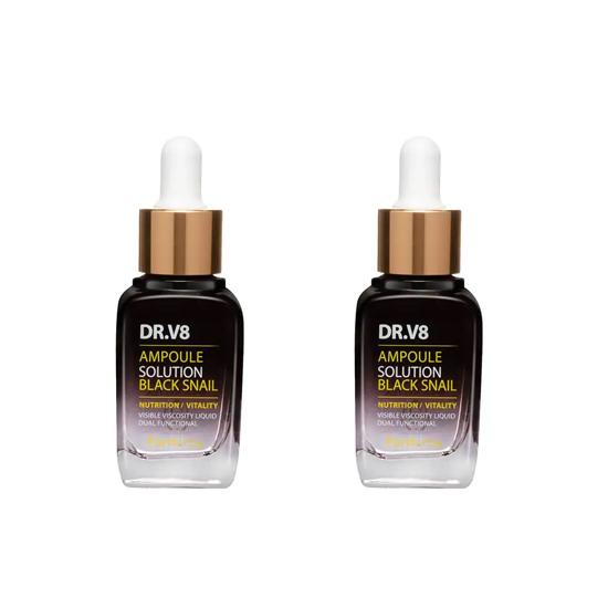 FARM STAY Dr. V8 Ampoule Solution Escargot Noir 30 ml (3 Options)