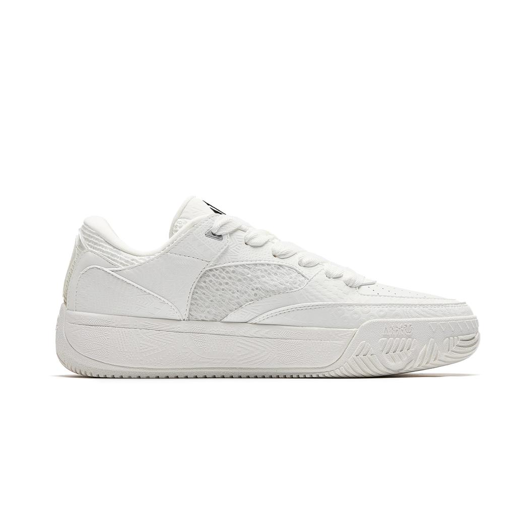 ANTA Hela CODE Skateboard Shoes Men's Low Top Papyrus White 112631824-5
