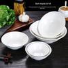 Yujia Pure White Ceramic Soup & Noodle Bowls (12-Pack)
