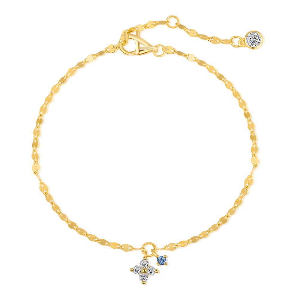 Four-Leaf Clover S925 Sterling Silver Bracelet - Elegant & Versatile Women s Jewelry Gift S925 Silver
