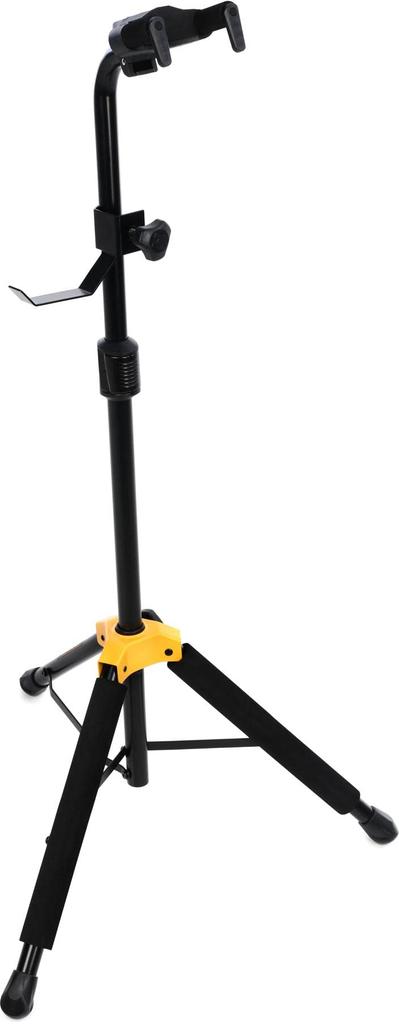 HERCULES GS414B PLUS Bonus Pack Guitar Stand with Strap Headphone Holder &