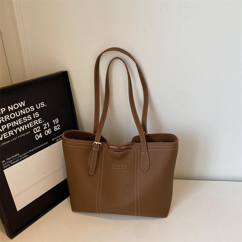 

Women s bag new autumn and winter women s large-capacity mother bag messenger bag women s shoulder bag tote bag коричневый