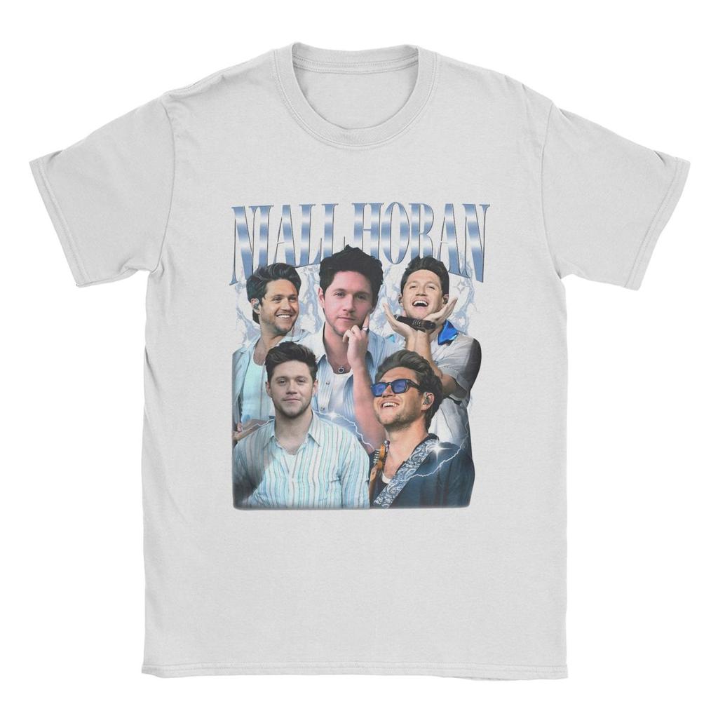 Niall Horan 90s T-Shirts for Men Vintage Cotton Tees Round Neck Short Sleeve T Shirt Plus Size Clothes