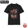 Movie Art TShirt  Horror Film Poster Tee In Casual Daily Wear T Shirt Homme for Beach Grunge Cool Tee Classic Streetwear Funny