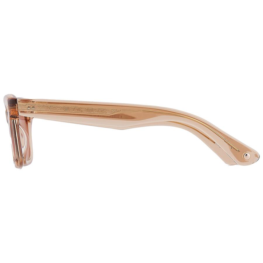 Garrett Leight Grove Sun Bordeaux Rectangular Unisex Sunglasses 2143 Bre Bor 48