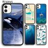 Krajews Orka Onder Water Telefoonhoesje Cover Voor iPhone 17 Air 16 15 14 plus 12 pro max coque Fundas