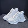Spring New High-top Dad Women's Shoes Student Height-increasing Sports Shoes Running Casual Shoes--