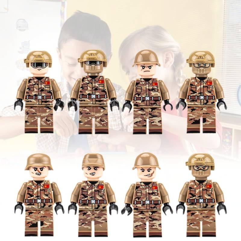 Military Building Block Set With Diverse Army Navy And Minifigures For Creative Play