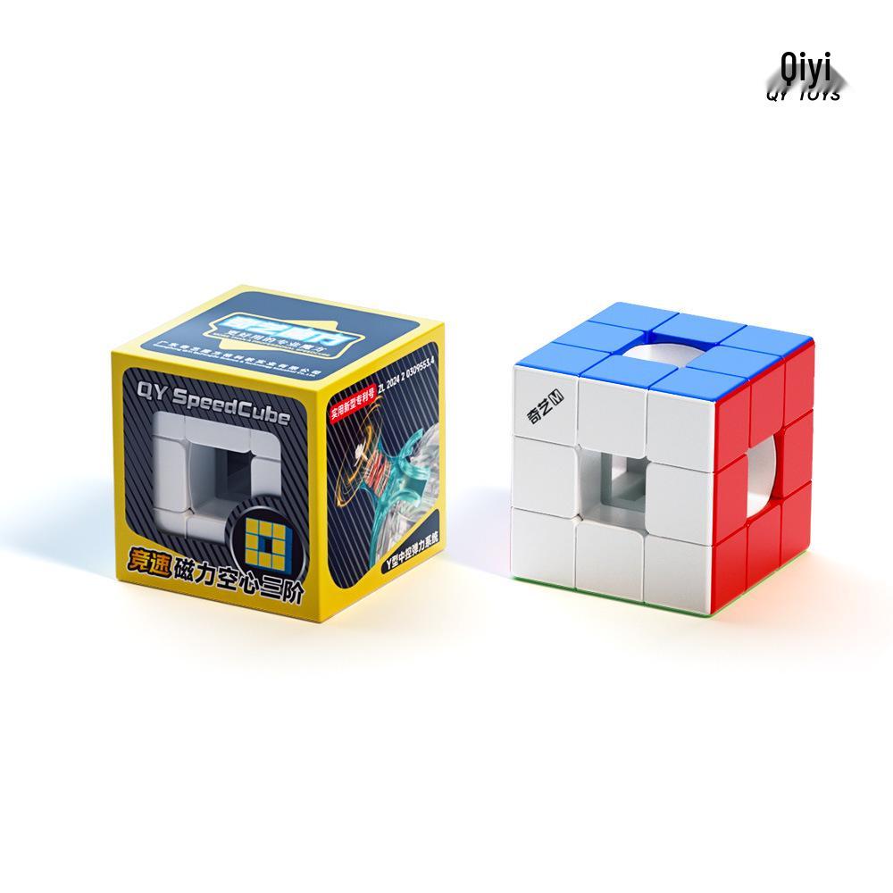 Qiyi Hollow 3x3 Magic Cube - Center Hole Puzzle Speed Toy