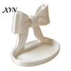 Versatile Home Decor Tray 3D Printed Bow Jewelry Organizer Tray, Decorative Ribbon Ring Holder for Beauty Accessory Rings Earrings Necklace,