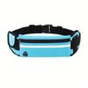 Pink waterproof running waist pack with shockproof phone holder and water bottle pocket,suitable for outdoor fitness and cycling