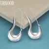 925 Sterling Silver Fashion Shoe-Shaped Pierced Earrings Wedding Jewelry