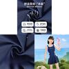 Childrens Swimsuit Girl Onepiece Sunscreen Dress With Detachable Bra For Water Sports