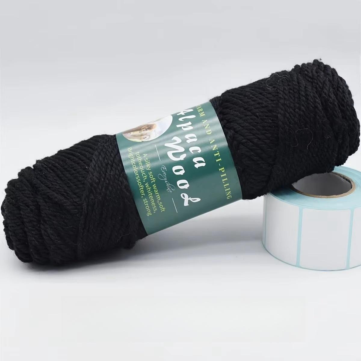 

1 шт. пряжа из шерсти альпака, мягкая и теплая смесь для вязания свитеров, шарфов, шапок - 1,1 фунта каждая, многоцветный ассортимент