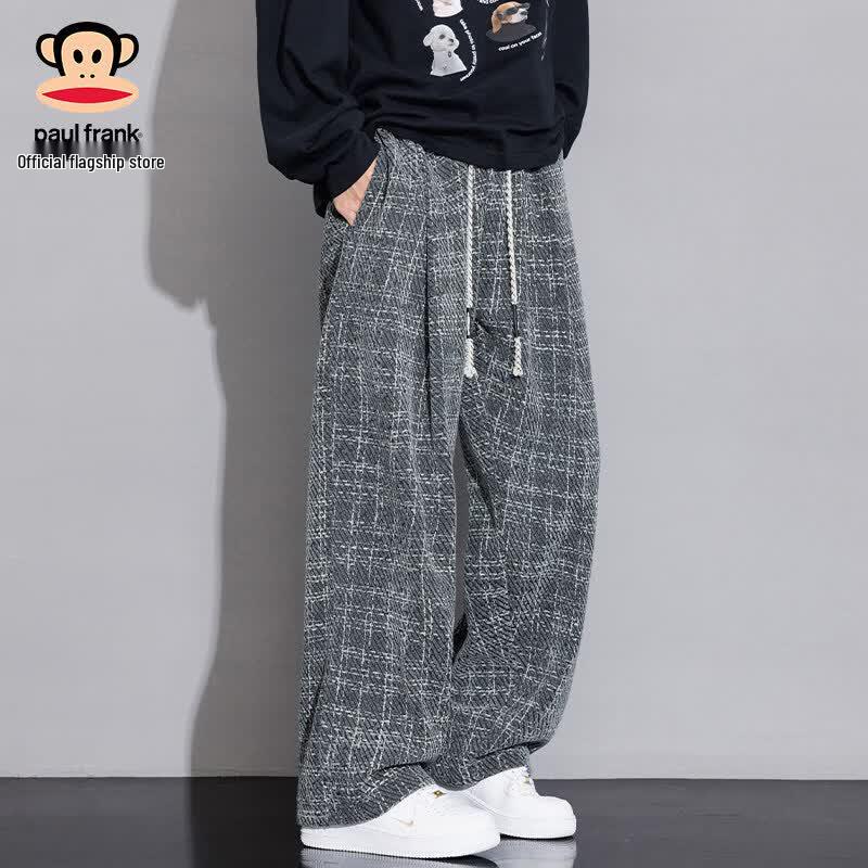 Paul Frank Men's Loose Wide-Leg Casual Sports Pants