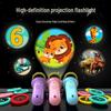 Children's Animal Projector Flashlight - Early Education Luminous Toy for Baby Picture Recognition and Cartoon Projection Gifts