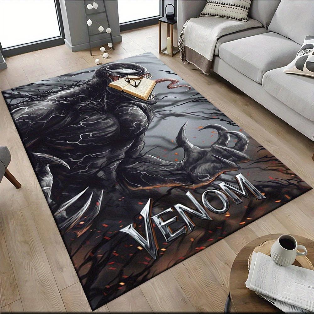 1 Stück Venom Teppich, Schlafzimmer und Spielzimmer, Langlebig, Fleckenresistent und Leicht zu Reinigen, Wohnzimmer