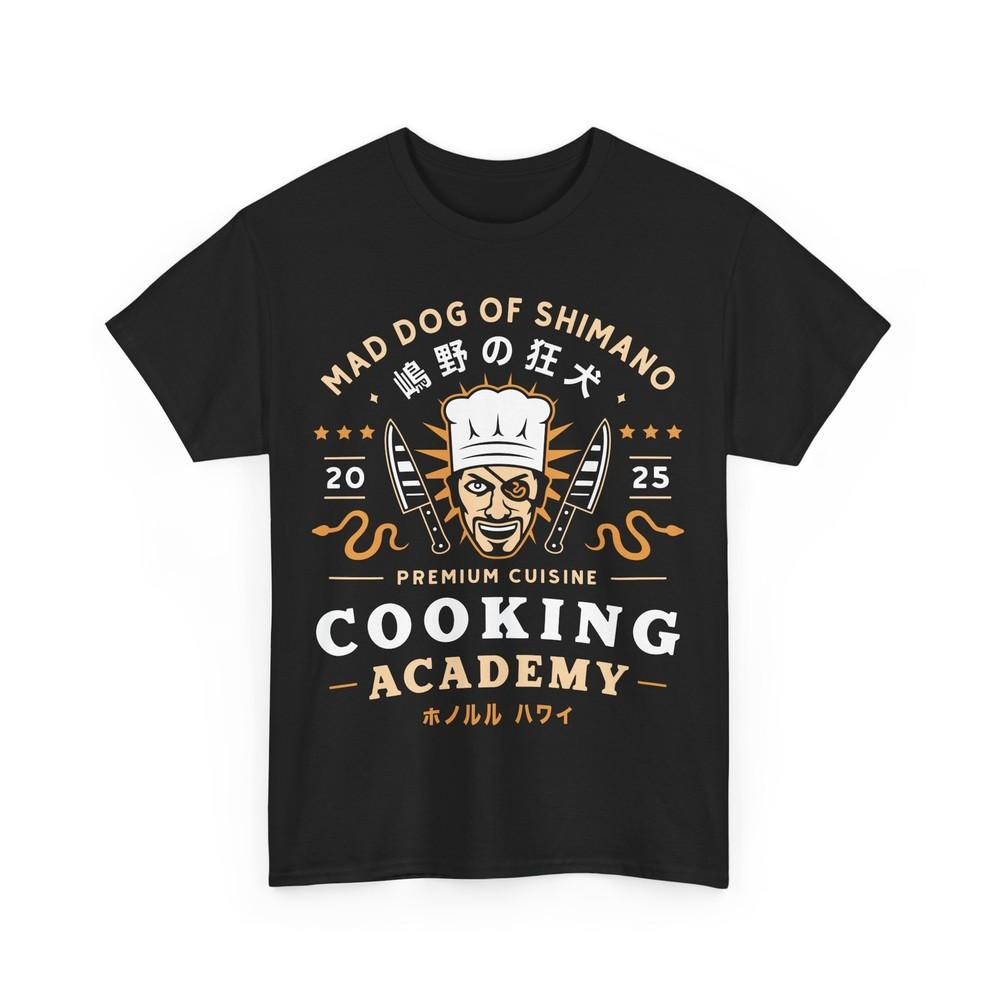 

One Eyed Demon Cooking Emblem Unisex T-Shirt. Yakuza Games. Pirate in Hawaii. 4XL