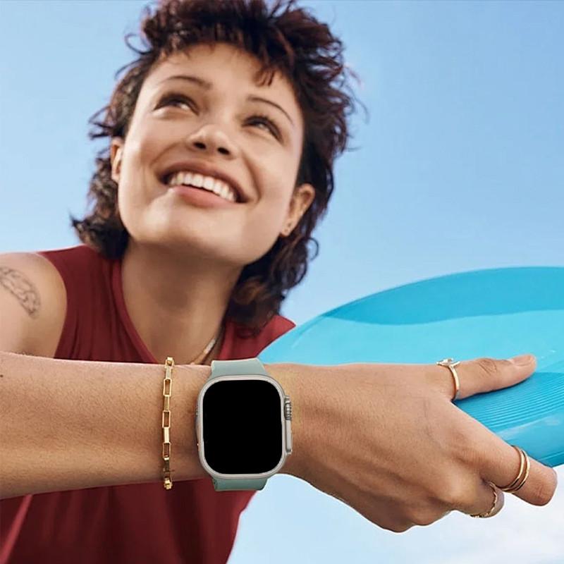 Sport Silicone Strap Compatible for Apple Watch Series 11 46mm 42mm Ultra 3/2/1 49mm 45mm 40mm 41mm 44mm 38mm Series 10 9 8 7 6