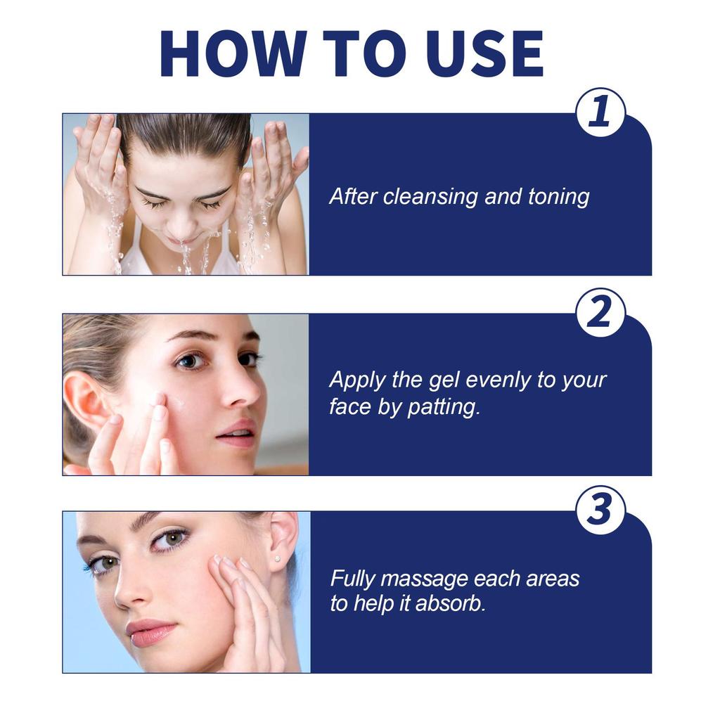 Jaysuing Eye Gel - Nourishing and Moisturizing, Firms Skin, Reduces Fine Lines and Dark Spots, Brightens Skin, Suitable for Full Face, 35g