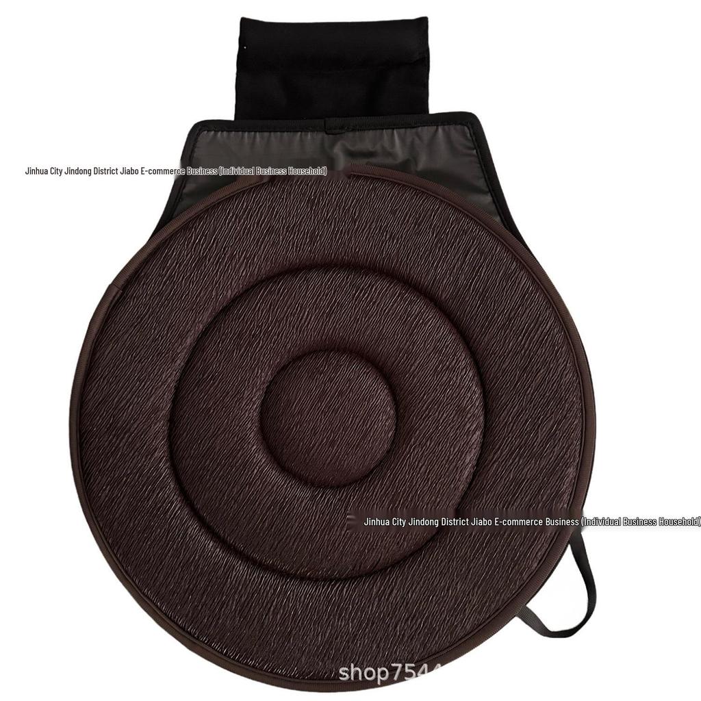 Rhombus Rotating Car Seat Cushion for Elderly and Pregnant Women - Universal Double Ring Design for All Seasons