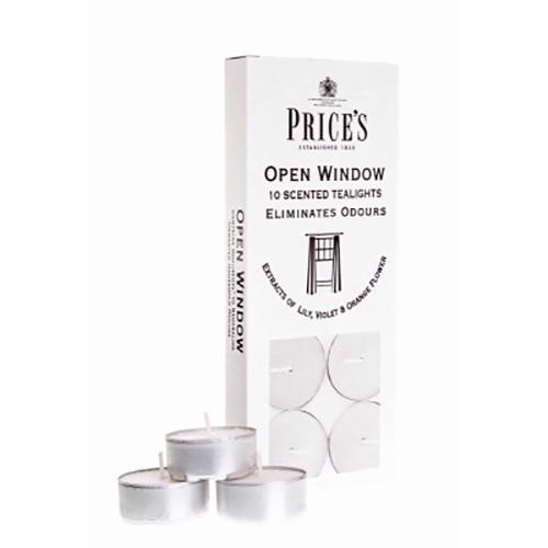 Prices Candles Open Window Scented Tealights (Pack of 10)
