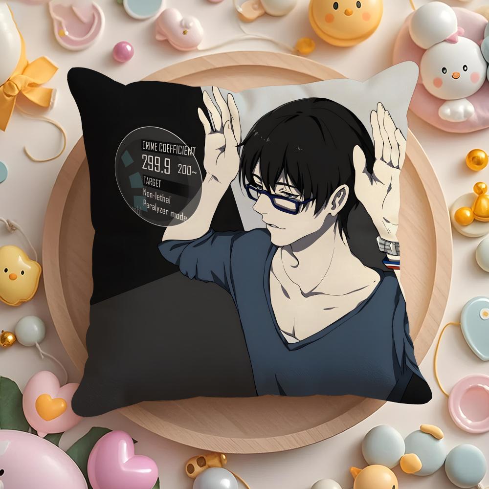 Anime Z-ankyou No T-Terror Cushion Cover Home & Car Multi-Scene Pillow Cover - Reversible, Soft & Durable for Daily Use