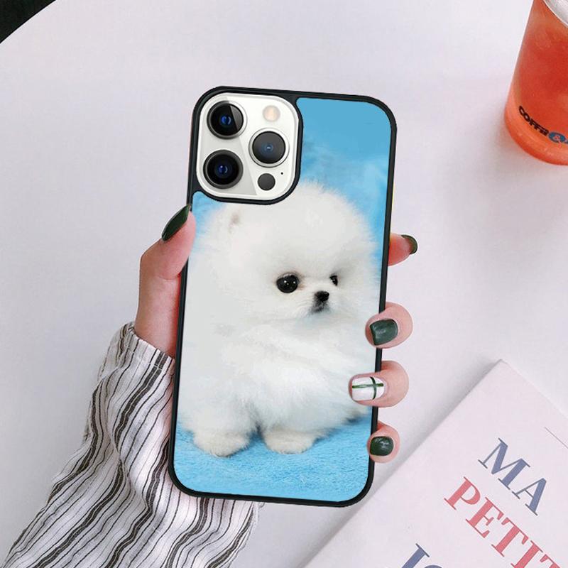 Pomeranian Dog Phone Case For iPhone 17 Air 14 13 12 16Pro Max 15  Plus Cover Shell Max coque