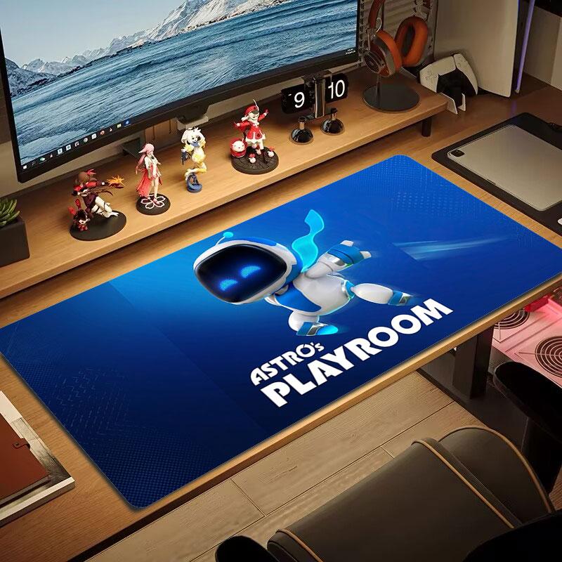 ASTRO BOT Large Size Mouse Pad Large Gaming Table Cushion Non-slip Laptop Tablet Big Mousepad XXL Mat Mini PC Playmat With Lock edge