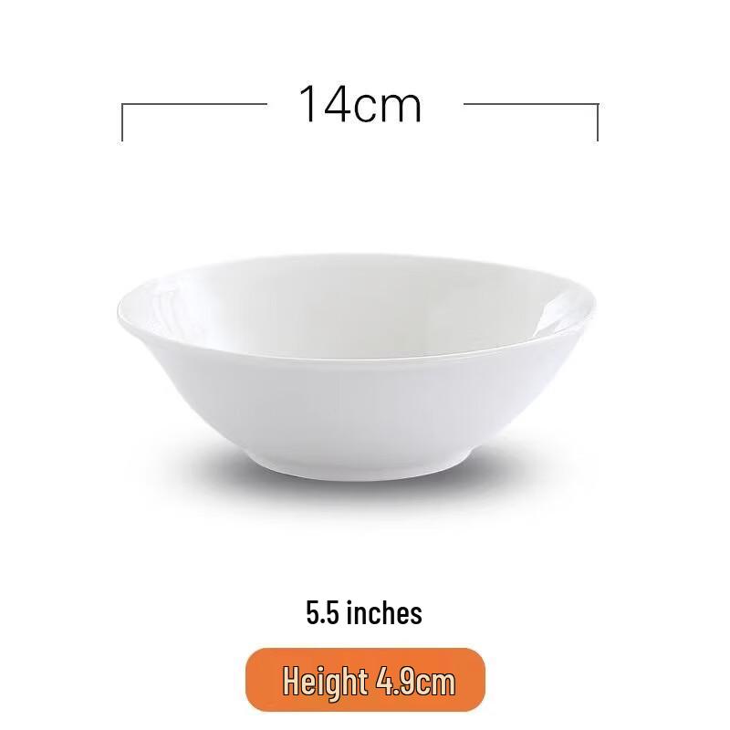 

Pure White Ceramic Multi-Purpose Bowl (100-Pack)
