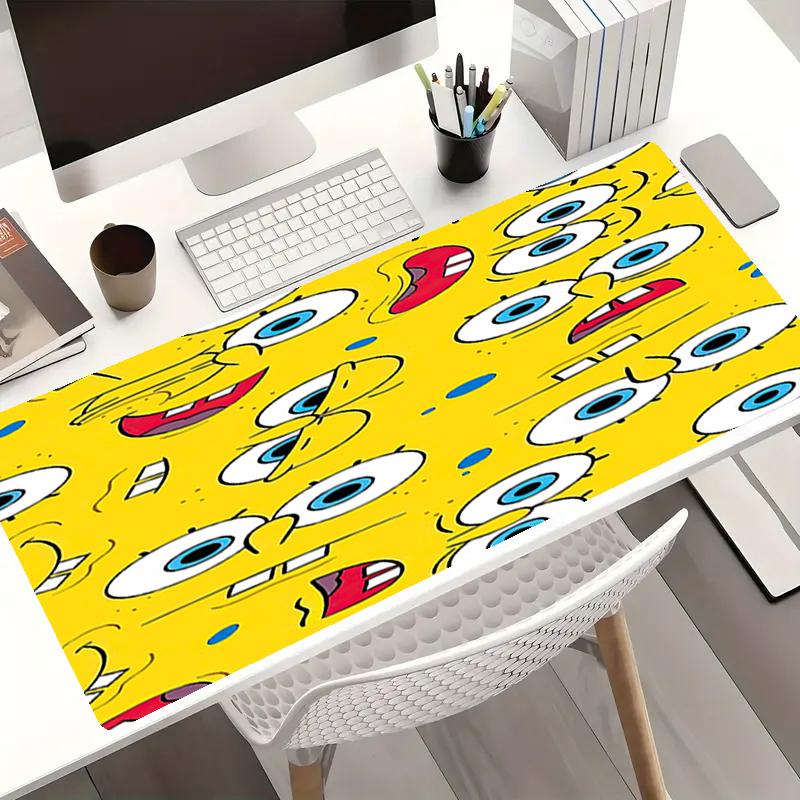 SpongeBob SquarePants Theme Mouse Pad, Non Slip Rubber Base, Multifunctional Office & Home Decor, Perfect for Workspace Personalization.