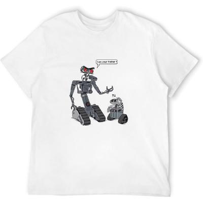 I Am Yor Father Number Johnny 5 Wall E Short Circuit T-Shirt Men