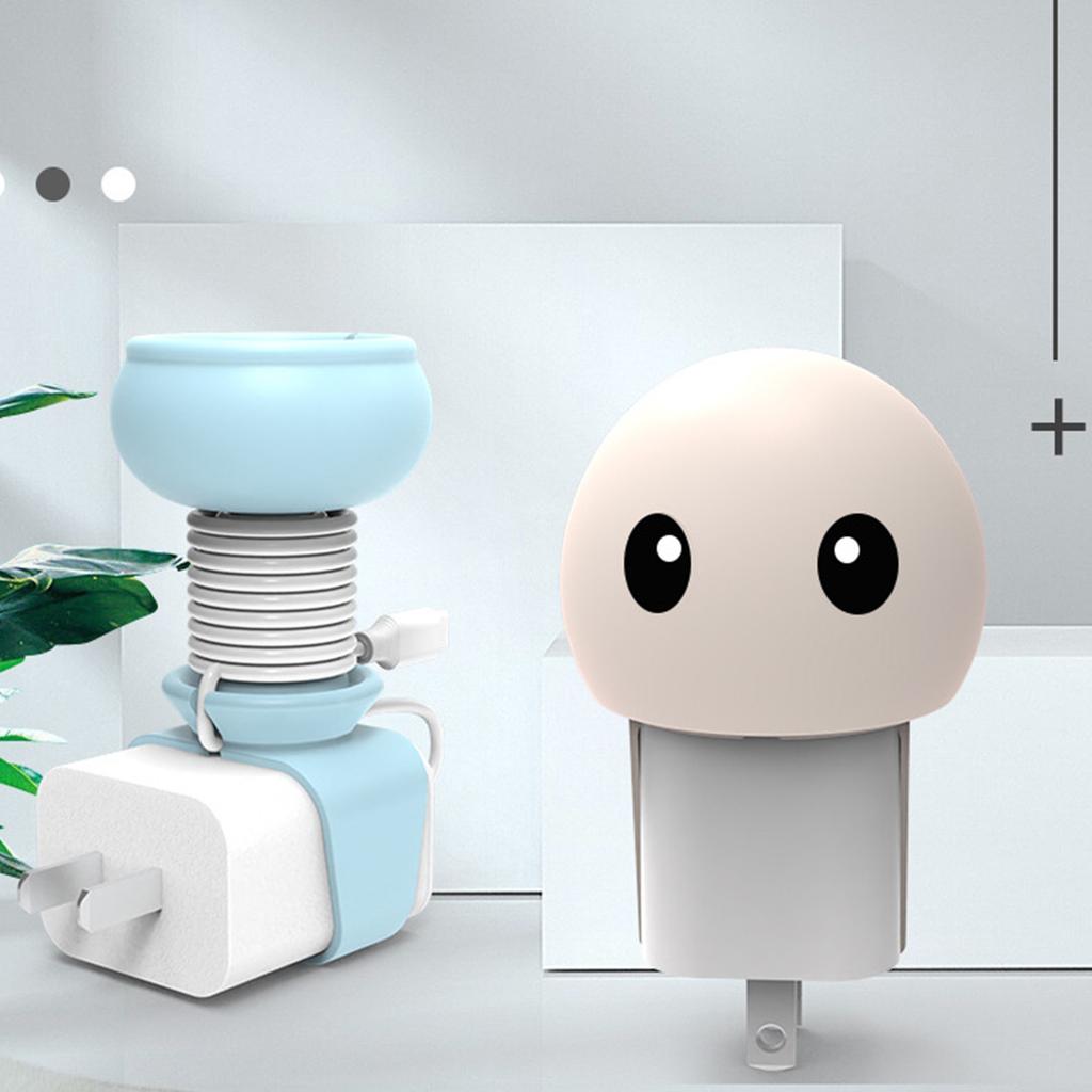 Cartoon Creative Data Cable Hub Protective Cover Storage Buckle Cartoon Creative Travel Data Cable