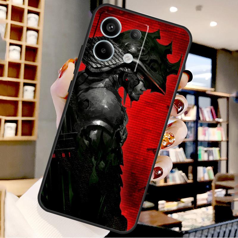 Japan Samurai Ninja For Xiaomi Redmi Note 14 Pro 12 11 9 10 13 15 Pro Plus Case For Redmi 15 10C 12C 13C 14C 15C