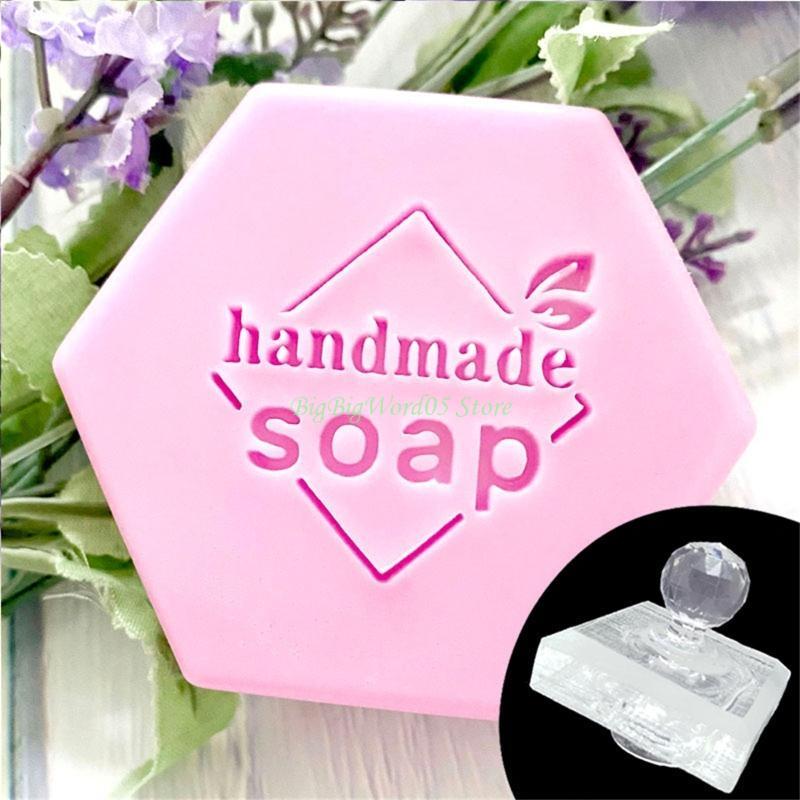 24TE Handgemaakte Zeep Woorden Stempel Natuurlijke Zeep Maken Acryl Stempel Feestbedankje voor Creatieve Cadeaus voor Kinderen Tieners Jongen Meisje