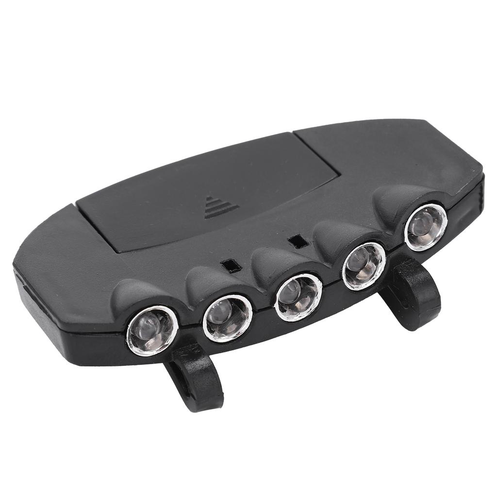 Hat Light 5‑LED Portable Clip Headlamp for Hunting Camping Fishing Running Cycling