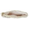 Cream Fur Cosmetic Bag/Pouch With Zipper