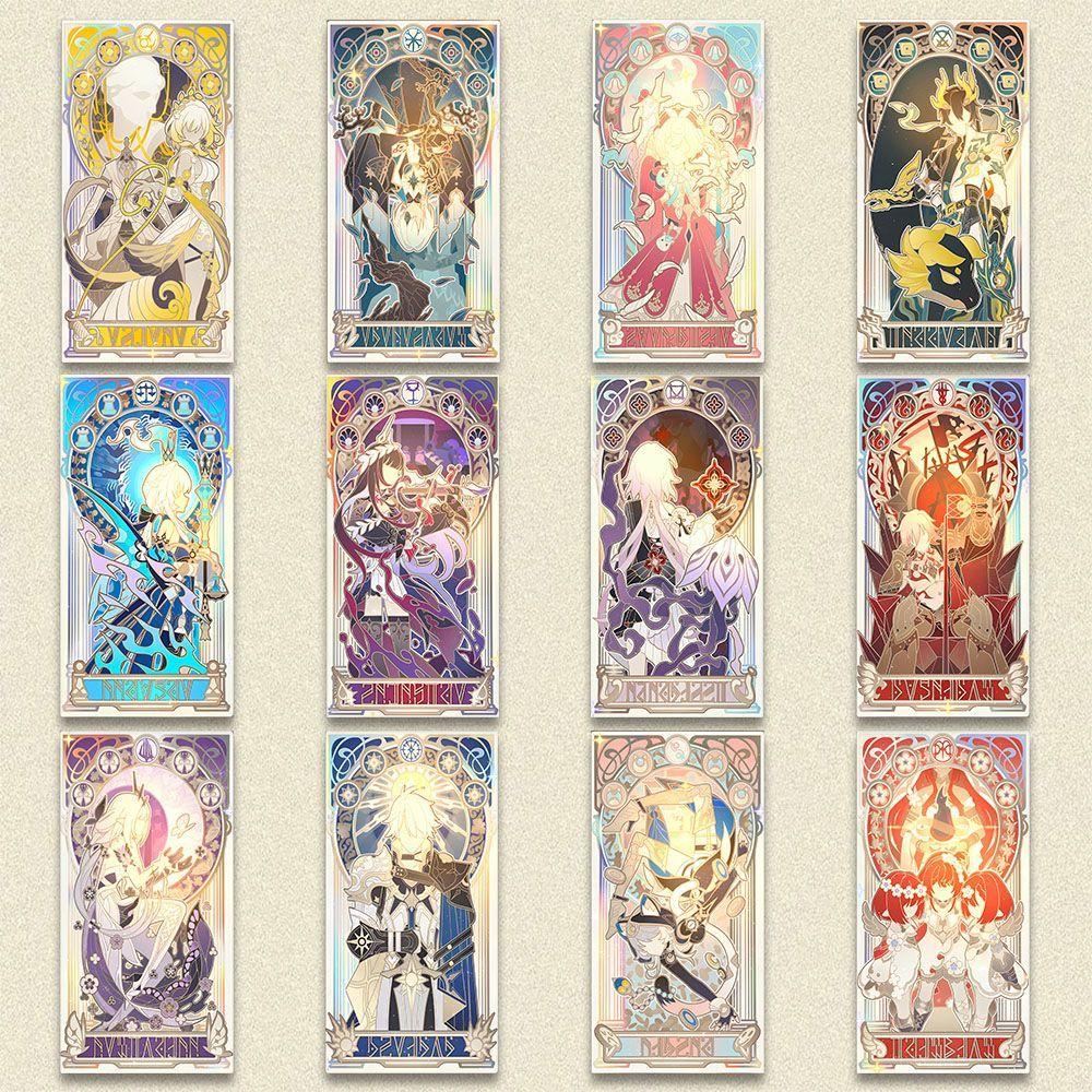 Honkai:Star Rail Chrysos Heirs Phainon Dang Heng 12 Pezzi Carte dei Tarocchi Carta Lomo Fotocarta Album HD Carte Fotografiche Per Collezionisti