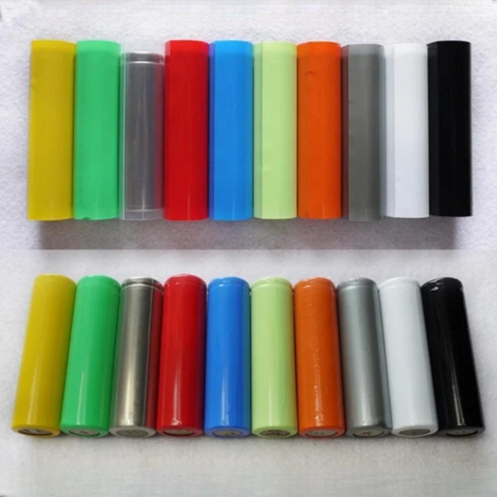 100-500PCS 18650 PVC Heat Shrink Tube Lithium Battery Dedicated Pre-cut Insulated Wrapping Sleeving Shrinkable Heat Sink Tube