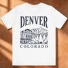 Denver Co T-Shirt Unisex - Colorado Travel Souvenir Shirt Gift For Women & Men