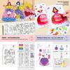 Up Princess Dress Sticker Kit Toy Paper Material Creative Play Children Gift