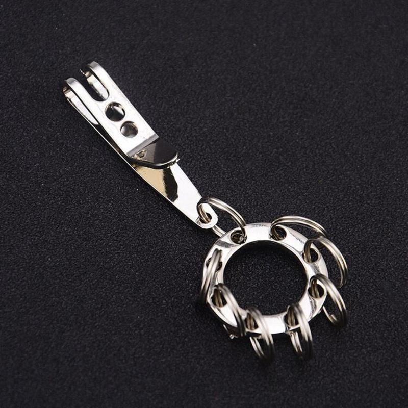 Multipurpose Metal Suspension Clip Keychain Keyring Outdoor Equipment Camping Hiking Everyday Carry Essential Key Holder
