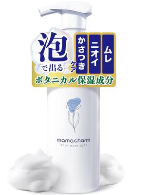 Mamacharm Jemná Zóna Jemne Vyrobené v Hydratačné pre Suchú Zápach Hypoalergénne Telo Tmavé Škvrny Mydlo, 200ml, Kyslé, Bez Prísad, Japonsko, Pokožka,