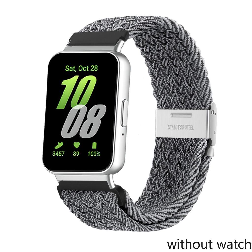 Braided Bands for Samsung Galaxy Fit 3 Sports Strap Adjustable Replacement Correa Nylon Bracelet for Samsung Galaxy Fit3 Band