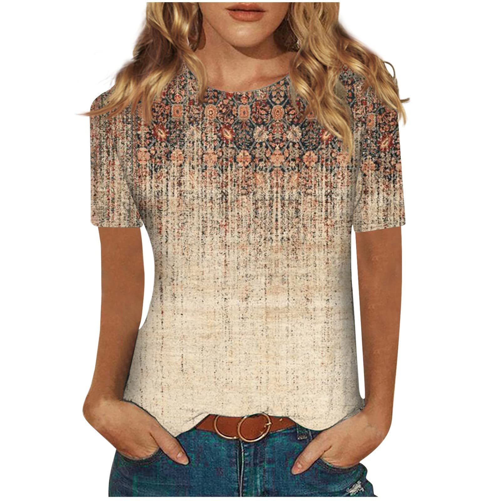 

Модные абстрактные футболки в стиле пэчворк с 3D-принтом для женщин, уличная одежда, футболки большого размера с коротким рукавом, топы Harajuku, футболки, женская одежда 5XL