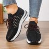 Shoes for Women 2026 Spring Autumn Breathable Mesh Platform Woman Sneakers Fashion Round Toe Solid Lace Up Casual Ladies Shoes