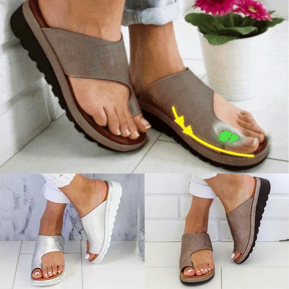 Bequeme Damen-Plateausandalen mit hochwertiger Fußgewölbeunterstützung und zeitlosem Design