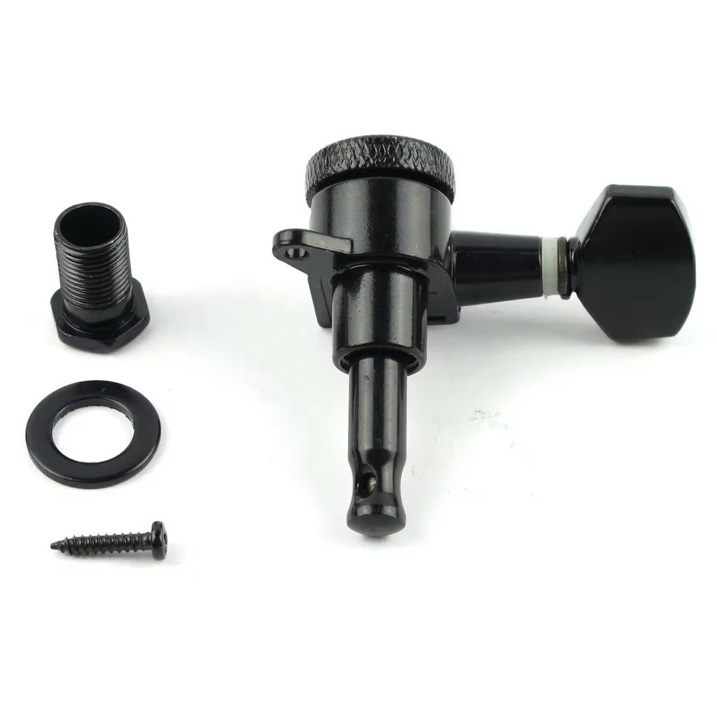  6-Piece Right Locking Guitar Tuners | High-Precision 1:18 Gear | Fit Electric & Acoustic Guitars